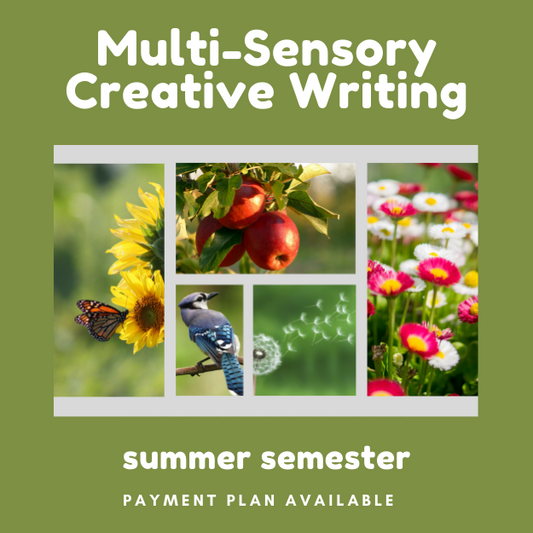 Multi-Sensory Creative Writing + IEW Concepts, summer, 4th-8th, Instructor Taylor, Thursdays, 9am CST