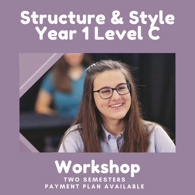 Structure & Style Year 1 Level C (SSS1C) Workshop, 9th-12th, 2025-2026