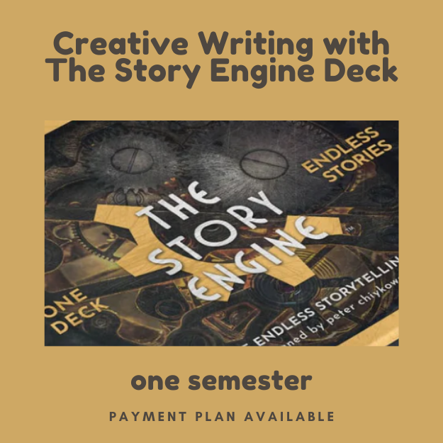 Creative Writing with The Story Engine Deck, 7th-adult, fall 2026