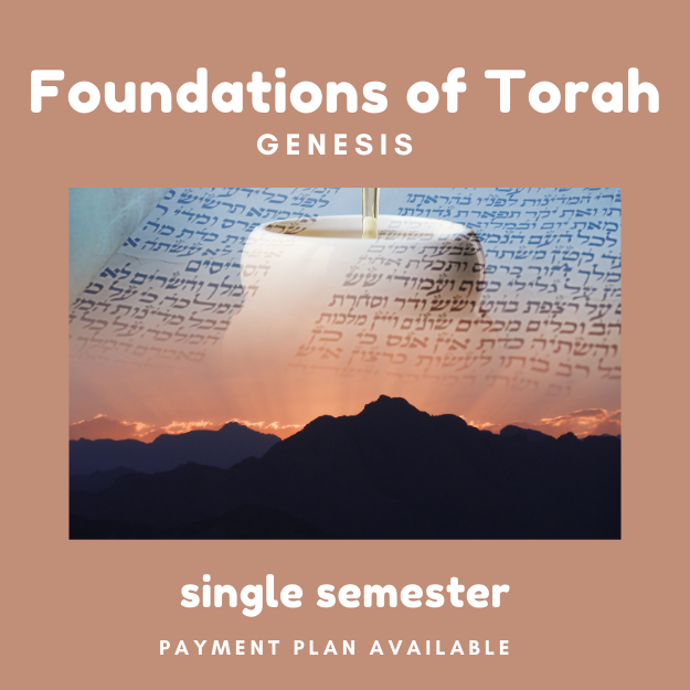 Foundations of Torah: the book of Genesis, adults, fall 2026