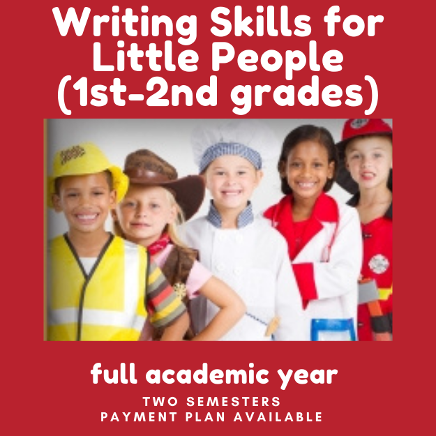 Writing Skills for Little People 2025-2026, using IEW's People & Places, 1st-2nd grades