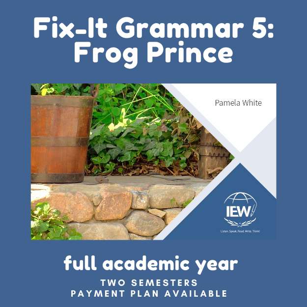 Fix It! Grammar 5, 2026-2027, Instructor Simmons